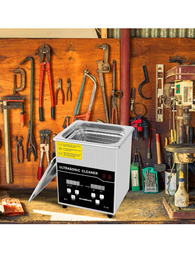 Limpiador Ultrasónico 2L ACMESONIC Digital Acero Inoxidable