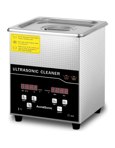 Limpiador Ultrasónico 2L ACMESONIC Digital Acero Inoxidable