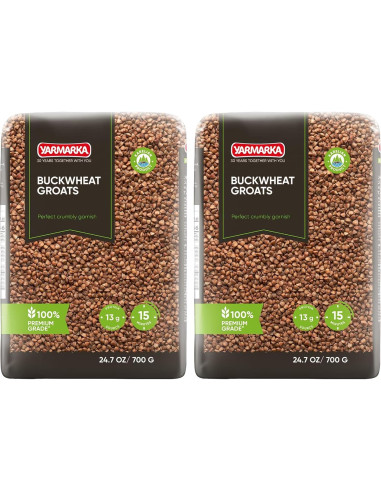 Trigo Sarraceno Tostado Yarmarka 700g Rico en Fibras y Hierro