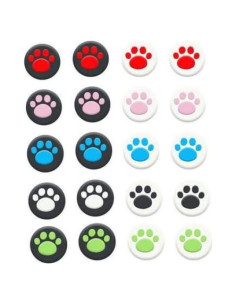 2 Tapones de Gato para Joystick Ambertown Rojo 1 PS5 PS4