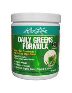 Polvo de Verduras Diarias Aloe Life 30 Porciones Orgánico