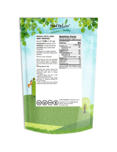 Nueces de Brasil Crudas Food to Live 1.81 kg Sin Sal Kosher 2