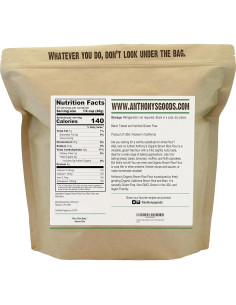 Harina de Arroz Integral Orgánica Anthony's 1.81 kg Sin Gluten 2