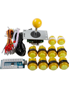 Kit Arcade LED DIY 2 Jugadores Easyget Joystick y Botones 2