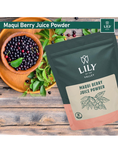 Jugo en polvo de baya Maqui Lirio del Valle - 113g - Vegano y sin gluten