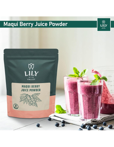 Jugo en polvo de baya Maqui Lirio del Valle - 113g - Vegano y sin gluten