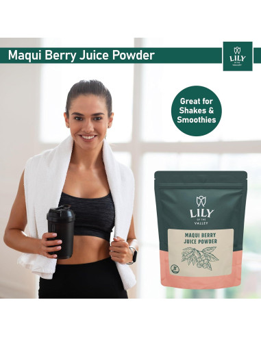 Jugo en polvo de baya Maqui Lirio del Valle - 113g - Vegano y sin gluten