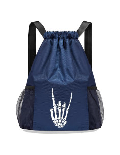 Mochila de Cuerda Viofre Unisex Calavera 30L Impermeable
