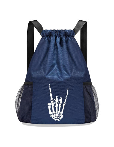 Mochila de Cuerda Viofre Unisex Calavera 30L Impermeable