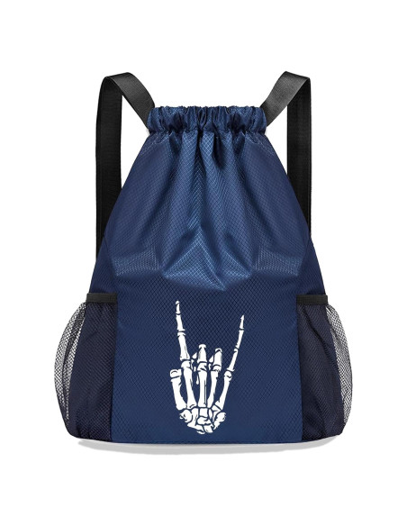 Mochila de Cuerda Viofre Unisex Calavera 30L Impermeable