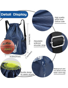 Mochila de Cuerda Viofre Unisex Calavera 30L Impermeable 2