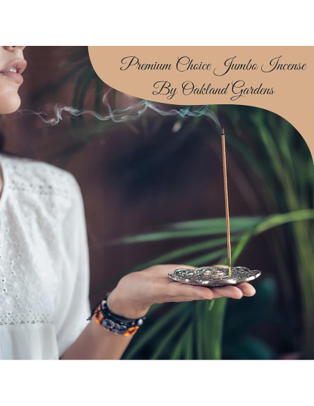 Incienso Jumbo Premium Oakland Gardens Eucalipto y Menta 30 Pzas