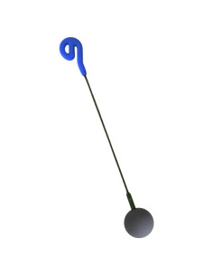 Mazo de Gong de Fricción Grande Fricción 27 cm Azul para Yoga