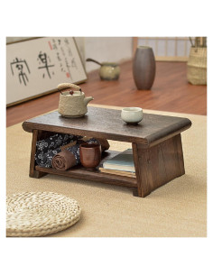 Mesa de Meditación Plegable Gdrasuya10 50.8x30.5 cm Madera Zen