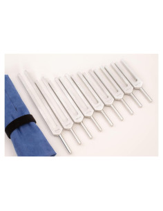 Juego de Tenores Solfeggio 9 Piezas Aluminio para Sanación