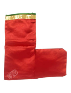 Bolsa Jaap de Seda Roja GRI9 para Cuentas de Rosario 10g