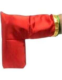 Bolsa Jaap de Seda Roja GRI9 para Cuentas de Rosario 10g 2