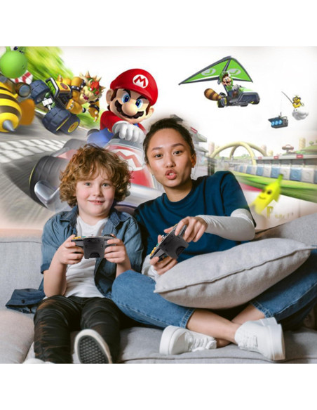 Controlador Inalámbrico KIWITATA para N64 Negro - Joystick Recargable