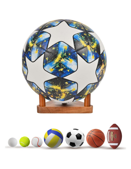 Estante para Pelotas de Madera de Nogal CRNHIGY 13.72x1.68cm