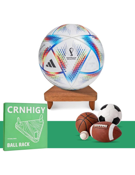 Estante para Pelotas de Madera de Nogal CRNHIGY 13.72x1.68cm