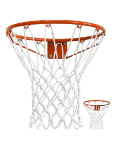 Red de Baloncesto Alta Resistencia ihandiy - 202 g, 12 Asas