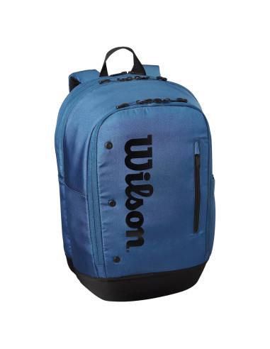 Mochila de Tenis Wilson Ultra V4 Tour - Azul, 2 Raquetas