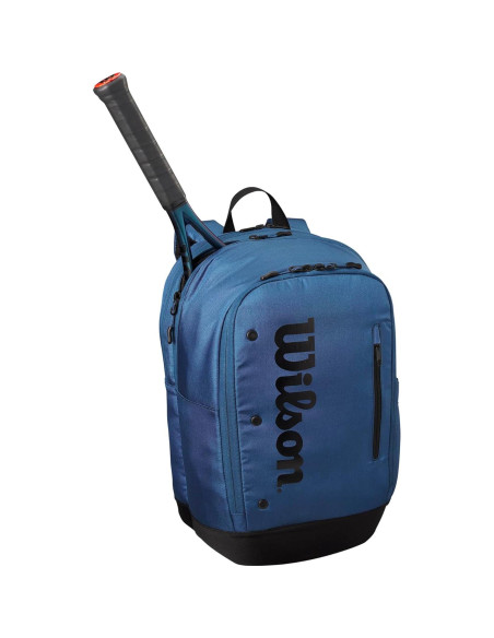 Mochila de Tenis Wilson Ultra V4 Tour - Azul, 2 Raquetas