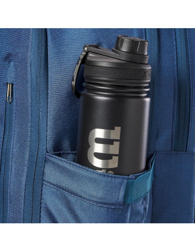 Mochila de Tenis Wilson Ultra V4 Tour - Azul, 2 Raquetas