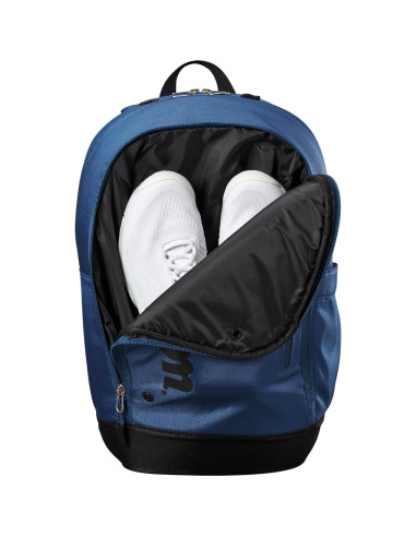 Mochila de Tenis Wilson Ultra V4 Tour - Azul, 2 Raquetas