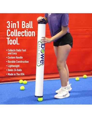 Recolector de Pelotas de Tenis Bowe Ball Buddy - Capacidad 22