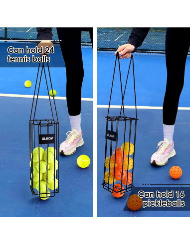 Recolector de Pelotas de Pickleball y Tenis ELKCIP 39x13x13cm
