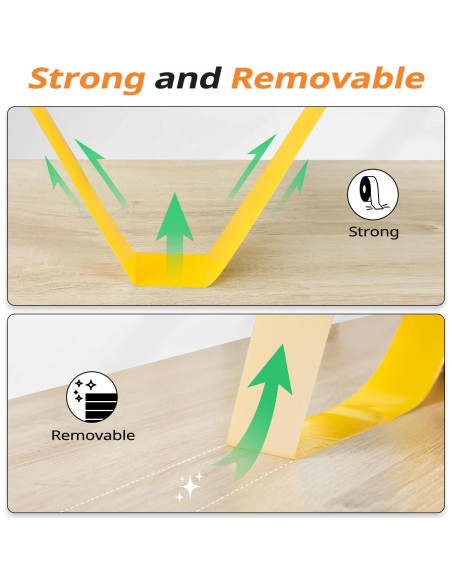 Cinta de Pickleball Antideslizante Lomccian 5.08cm x 91.44m