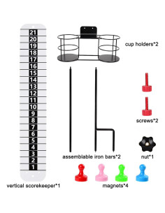 Tablero de Puntuación de Metal Teamaze con Soporte para Bebidas 2