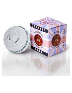 Bola de Cricket de Cuero Mozi Sports Senior Cosida a Mano 156g