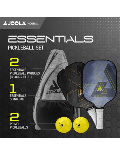 Set de Palas de Pickleball JOOLA Esenciales - 2 Palas y 4 Pelotas 2
