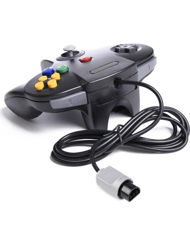 Controlador N64 Miadore 4 Pack Joystick Mejorado 1.83m
