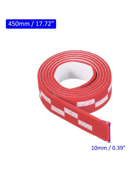 Cinta Protectora para Raquetas de Ping Pong M METERXITY - 6 Unidades Rojo