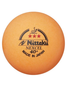 Pelotas de Tenis de Mesa Nittaku NB-1150 Naranja 3 Unidades