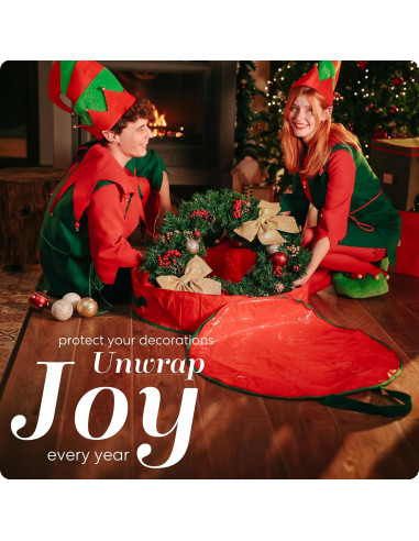 Bolsa de Almacenamiento para Corona de Navidad Handy Laundry 76.2 cm