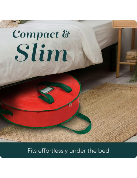 Bolsa de Almacenamiento para Corona de Navidad Handy Laundry 76.2 cm