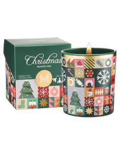 Vela Aromática M&SENSE Pino Escarchado 280g Cera de Soja