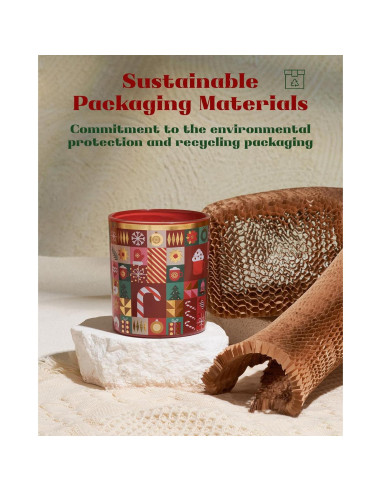 Vela Aromática M&SENSE Pino Escarchado 280g Cera de Soja