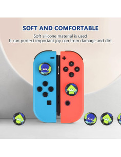 Tapas de Agarre DLseego para Switch OLED y Lite - Pulpo y Calamar 2