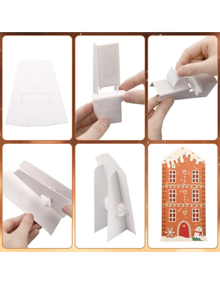 Juego de 12 Centros de Mesa de Jengibre Navidad Weekgrat