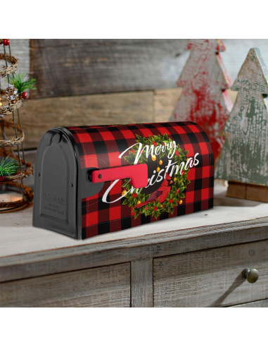 Cubierta Magnética para Buzón Navidad DXSHCG 53x45 cm Rojo