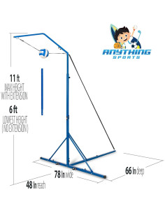 Entrenador de Remate de Voleibol CUALQUIER DEPORTE Thunder Striker 2