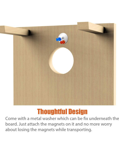 Tablero Magnético de Puntaje para Corn Hole Waybelive - Fácil Instalación