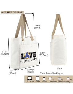 Bolsa de Tote de Voleibol MBMSO 33x30.5x13cm Resistente 2