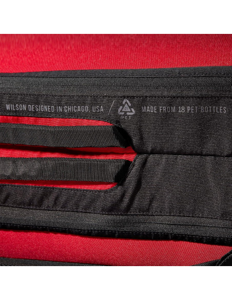 Bolsa de Raquetas de Tenis WILSON Clash V2 - Rojo/Negro, 6 Raquetas