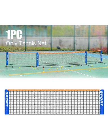 Red de bádminton portátil EKDJKK 3.05m para tenis y voleibol